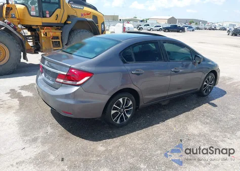 2014 Honda Civic Ex z USA, uszkodzony, nr VIN 19XFB2F89EE066848
